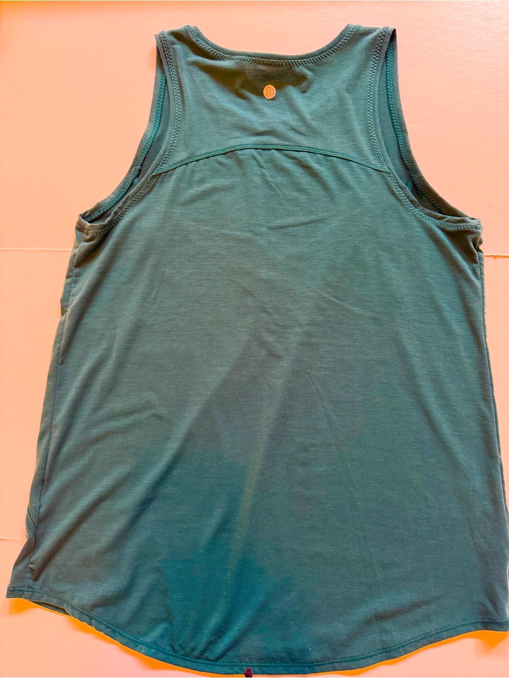 Zella NWOT sleeveless teal green top tunic Sz S